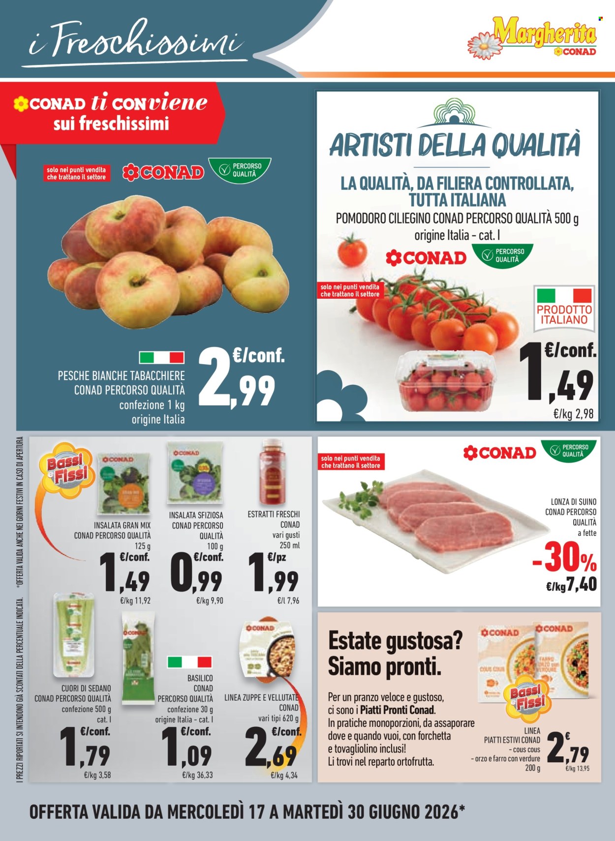 Volantino Margherita Conad - 17/6/2026 - 30/6/2026. Pagina 16