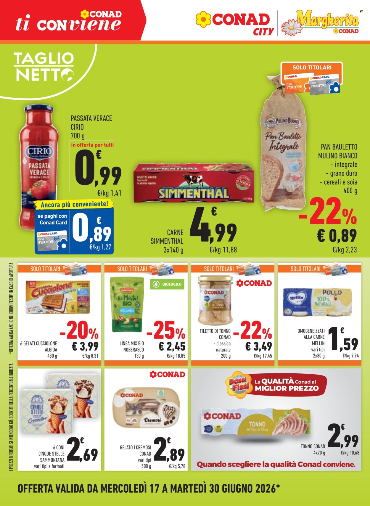 Volantino Margherita Conad - 17/6/2026 - 30/6/2026. Pagina 8