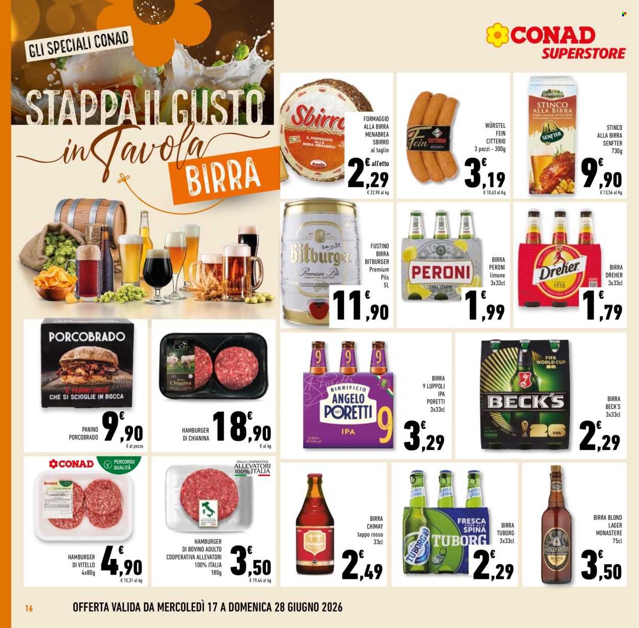 Volantino Conad Superstore - 17/6/2026 - 30/6/2026. Pagina 16