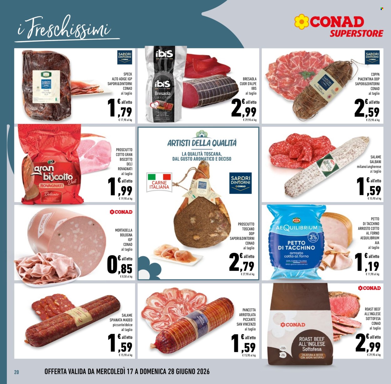 Volantino Conad Superstore - 17/6/2026 - 30/6/2026. Pagina 20