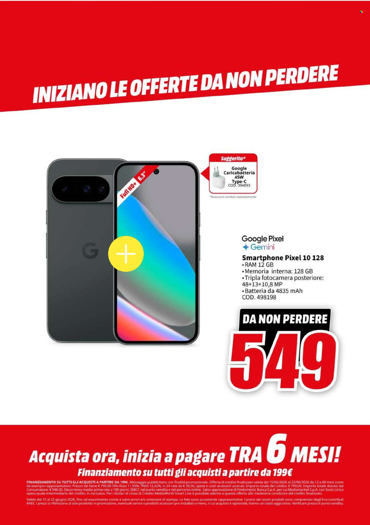 Volantino MediaWorld - 15/6/2026 - 22/6/2026. Pagina 4
