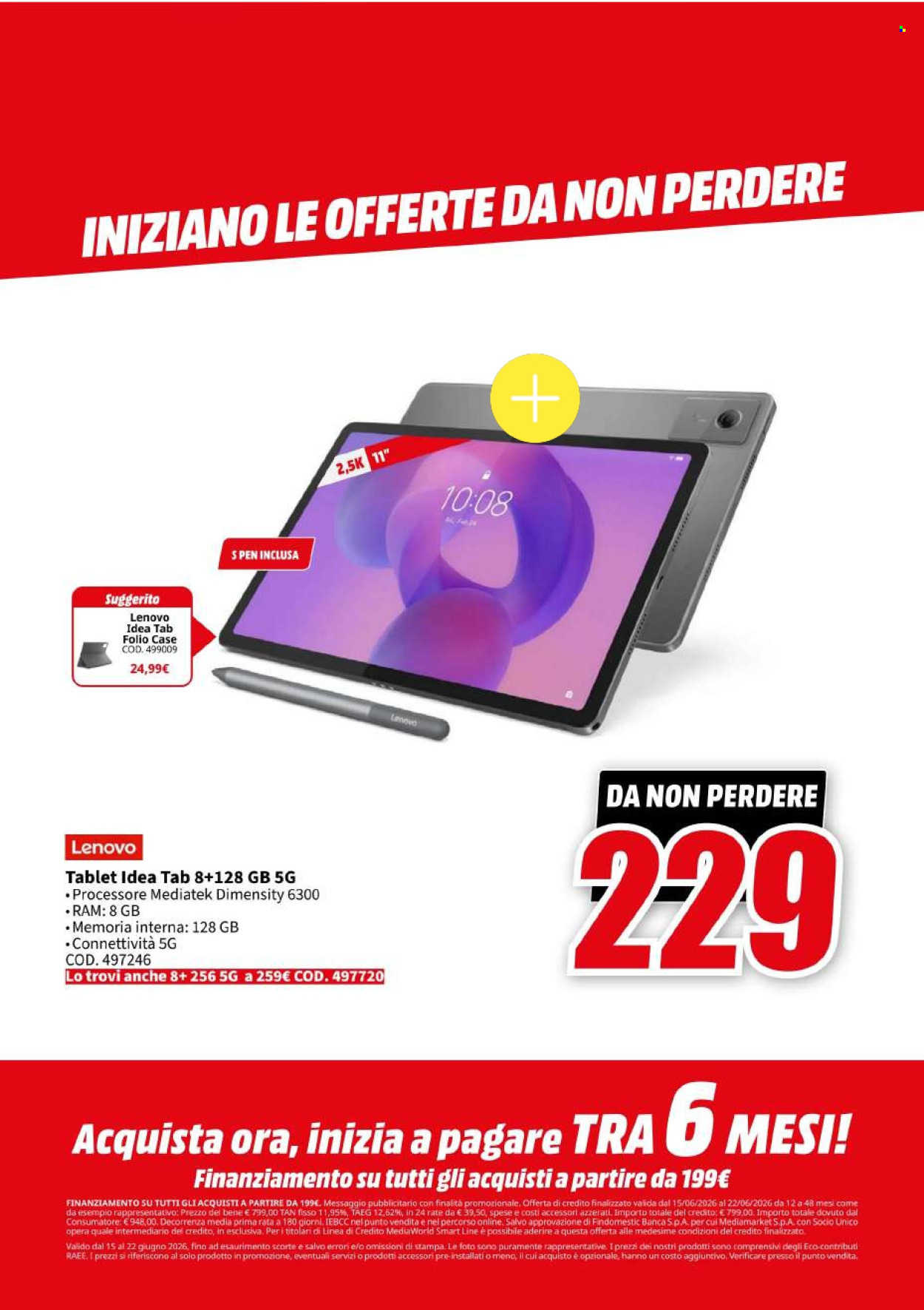 Volantino MediaWorld - 15/6/2026 - 22/6/2026. Pagina 30