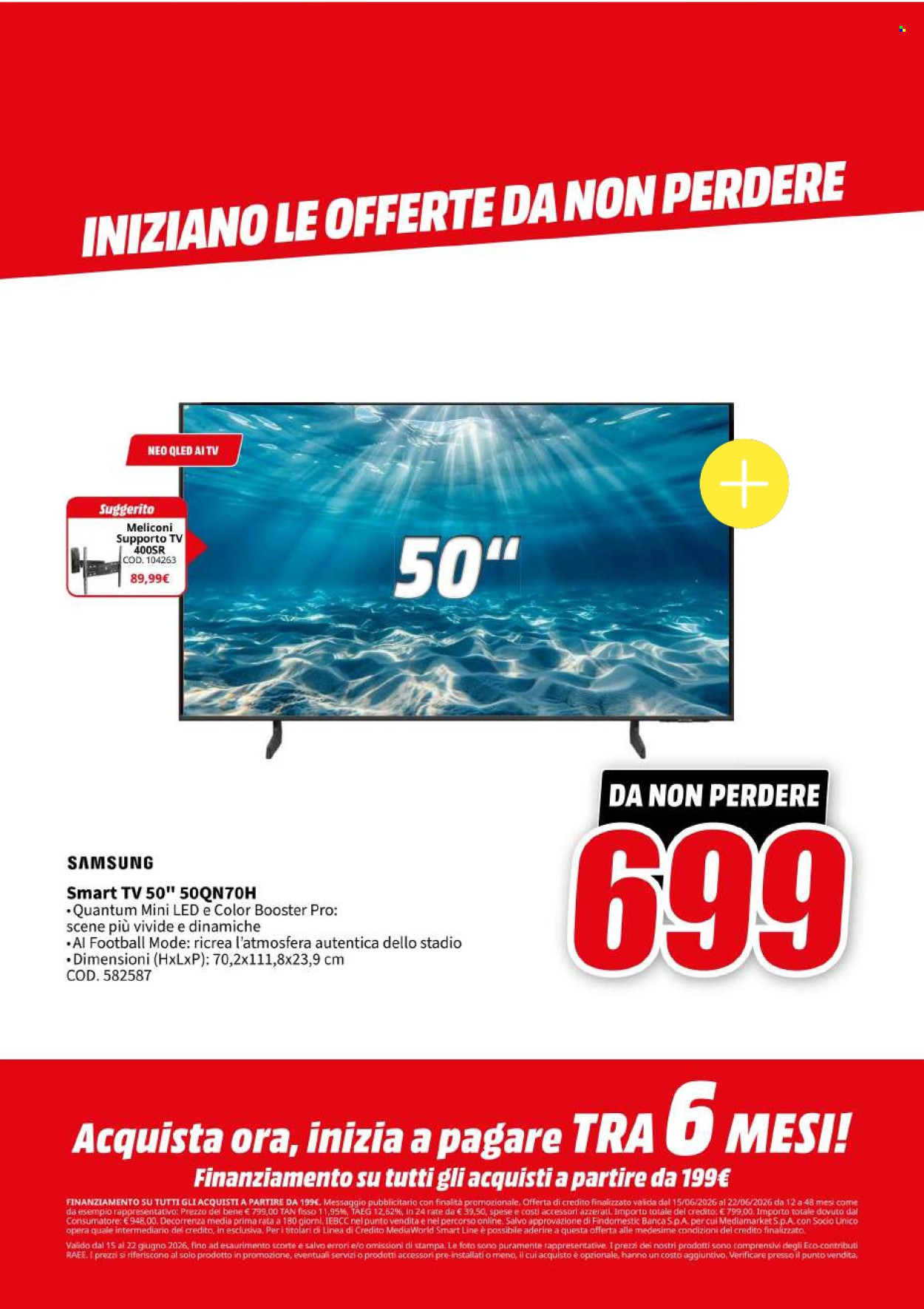 Volantino MediaWorld - 15/6/2026 - 22/6/2026. Pagina 41