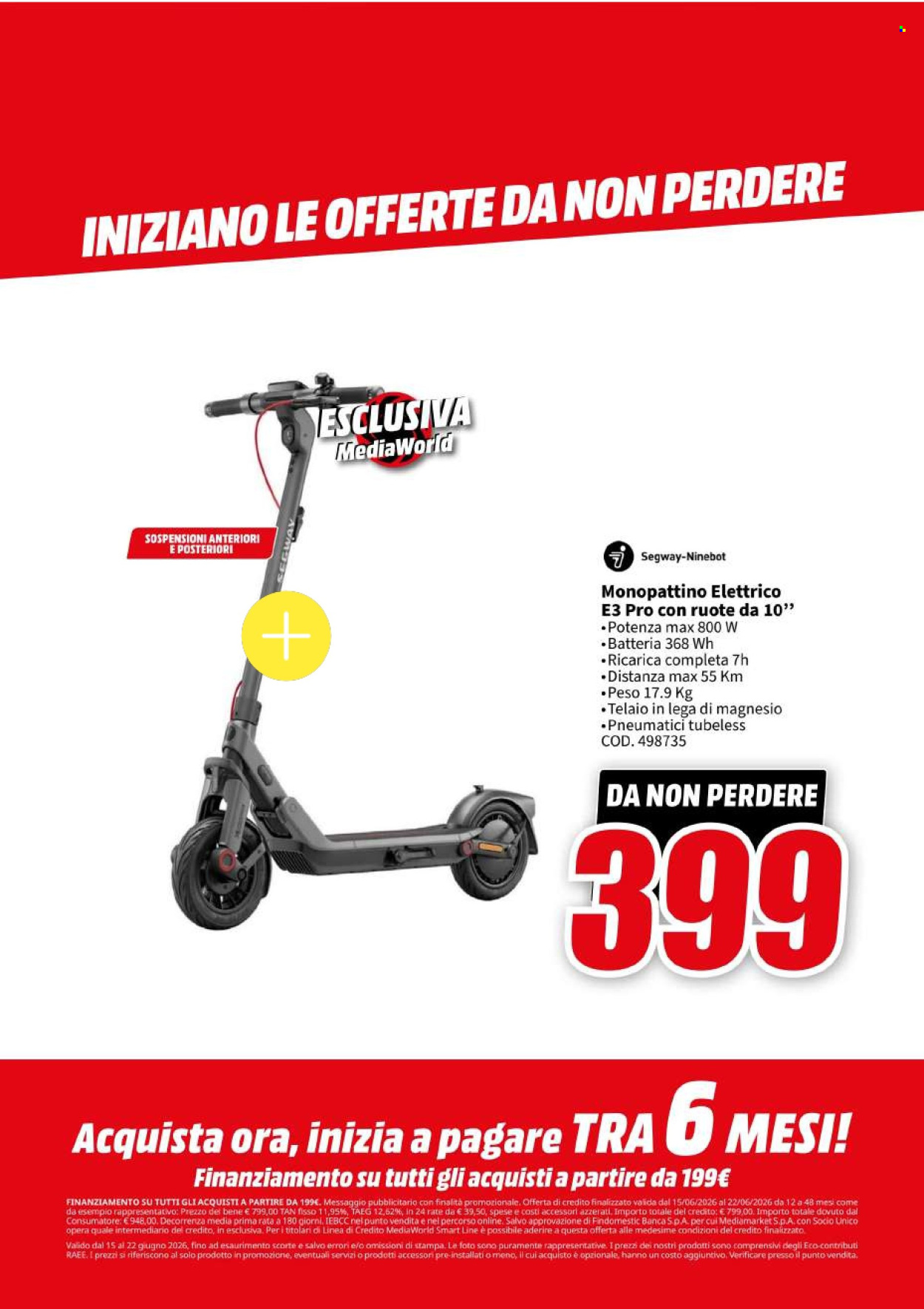 Volantino MediaWorld - 15/6/2026 - 22/6/2026. Pagina 45