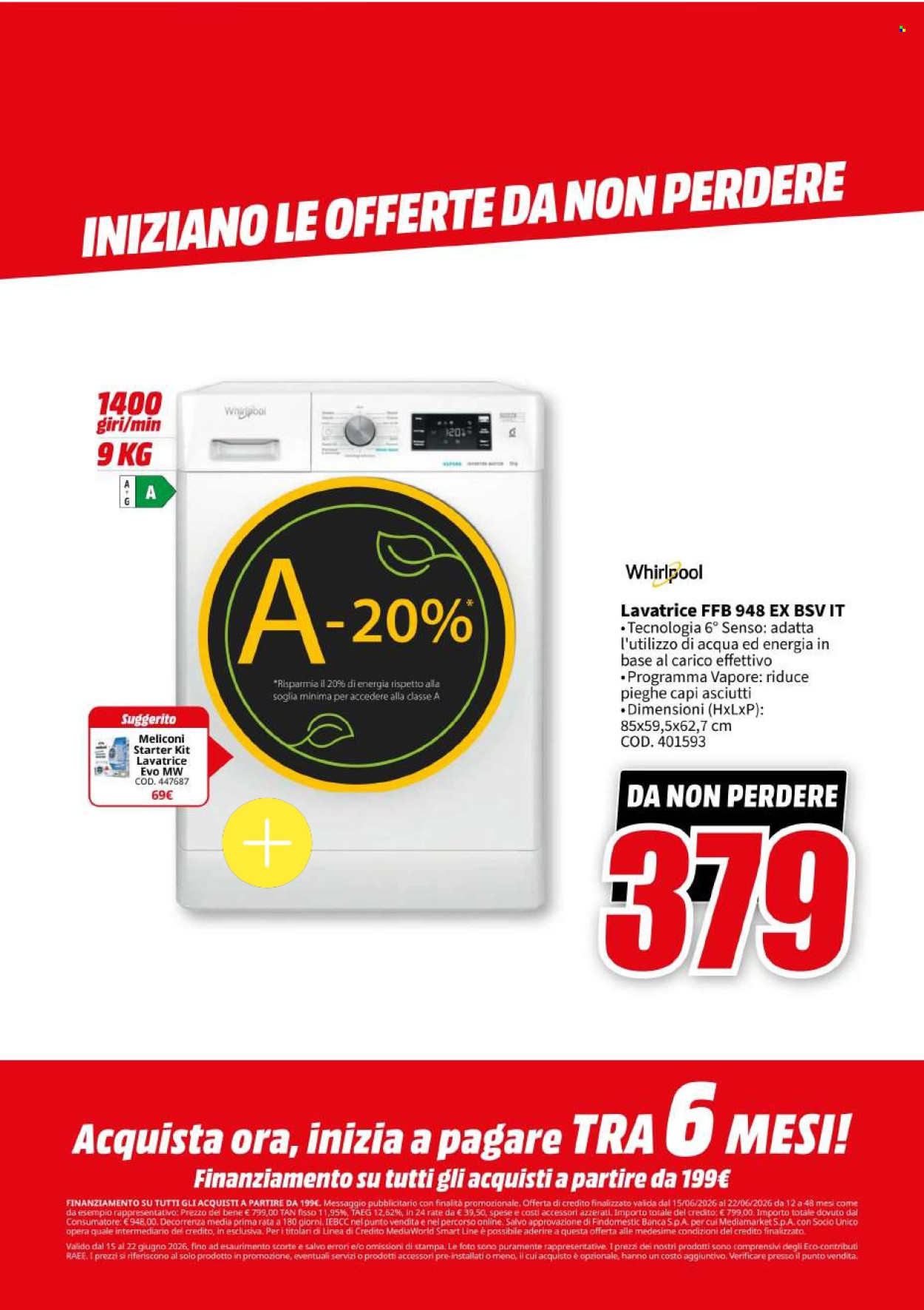 Volantino MediaWorld - 15/6/2026 - 22/6/2026. Pagina 64