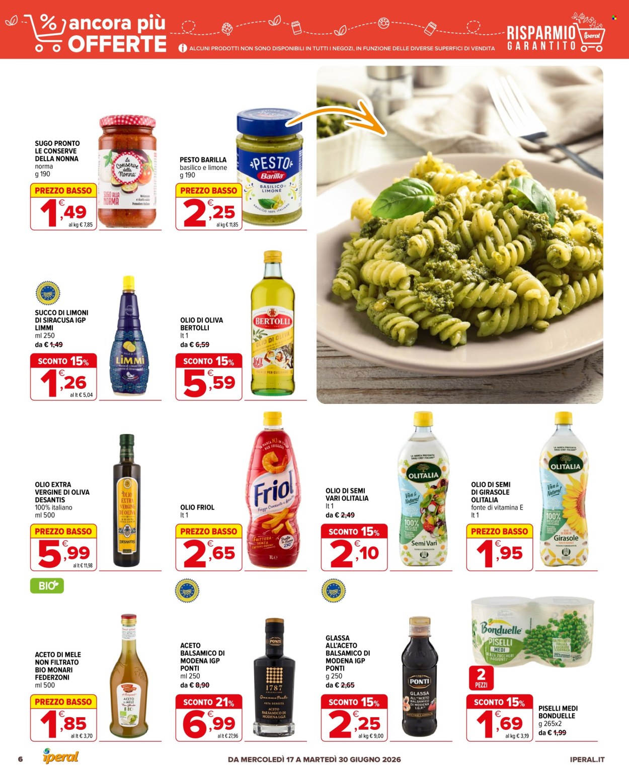 Volantino Iperal - 17/6/2026 - 30/6/2026. Pagina 6