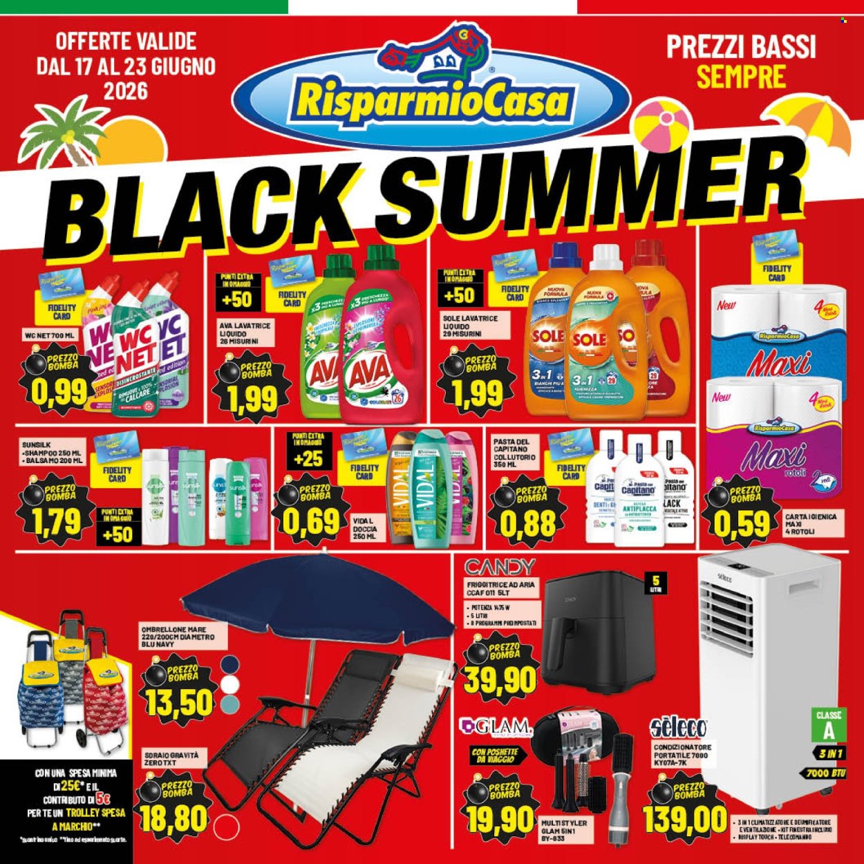 Volantino Risparmio Casa - 17/6/2026 - 23/6/2026. Pagina 1