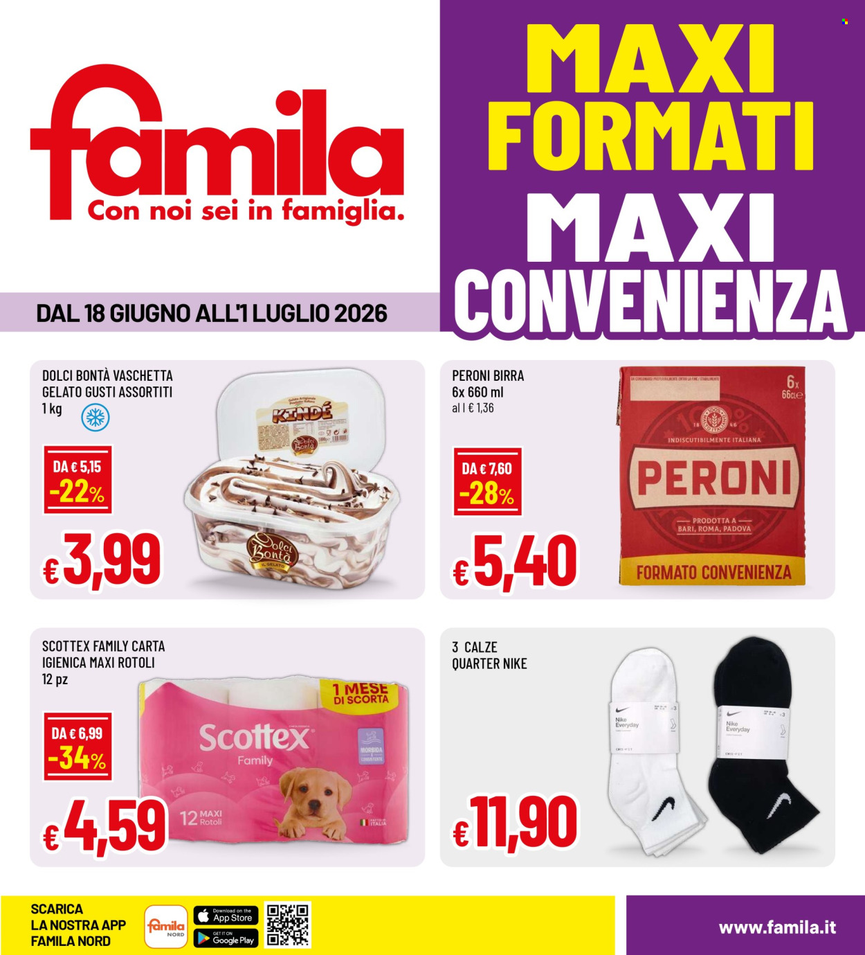 Volantino Famila - 18/6/2026 - 1/7/2026. Pagina 1