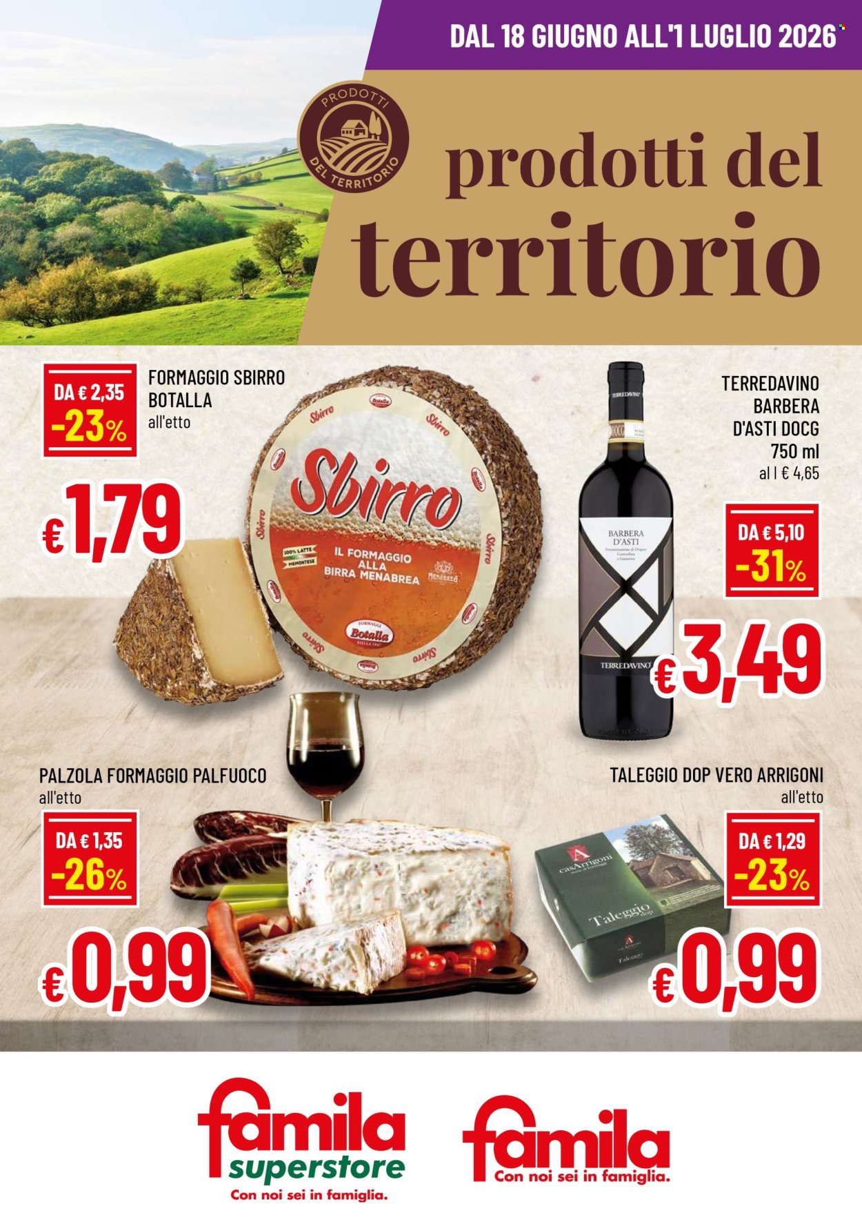 Volantino Famila - 18/6/2026 - 1/7/2026. Pagina 1