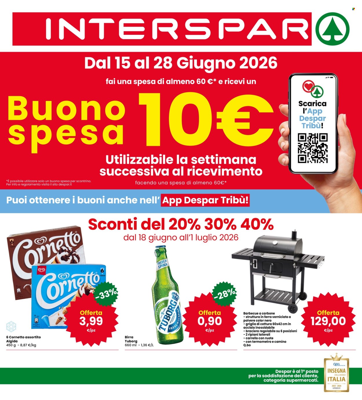 Volantino Interspar - 18/6/2026 - 1/7/2026. Pagina 1