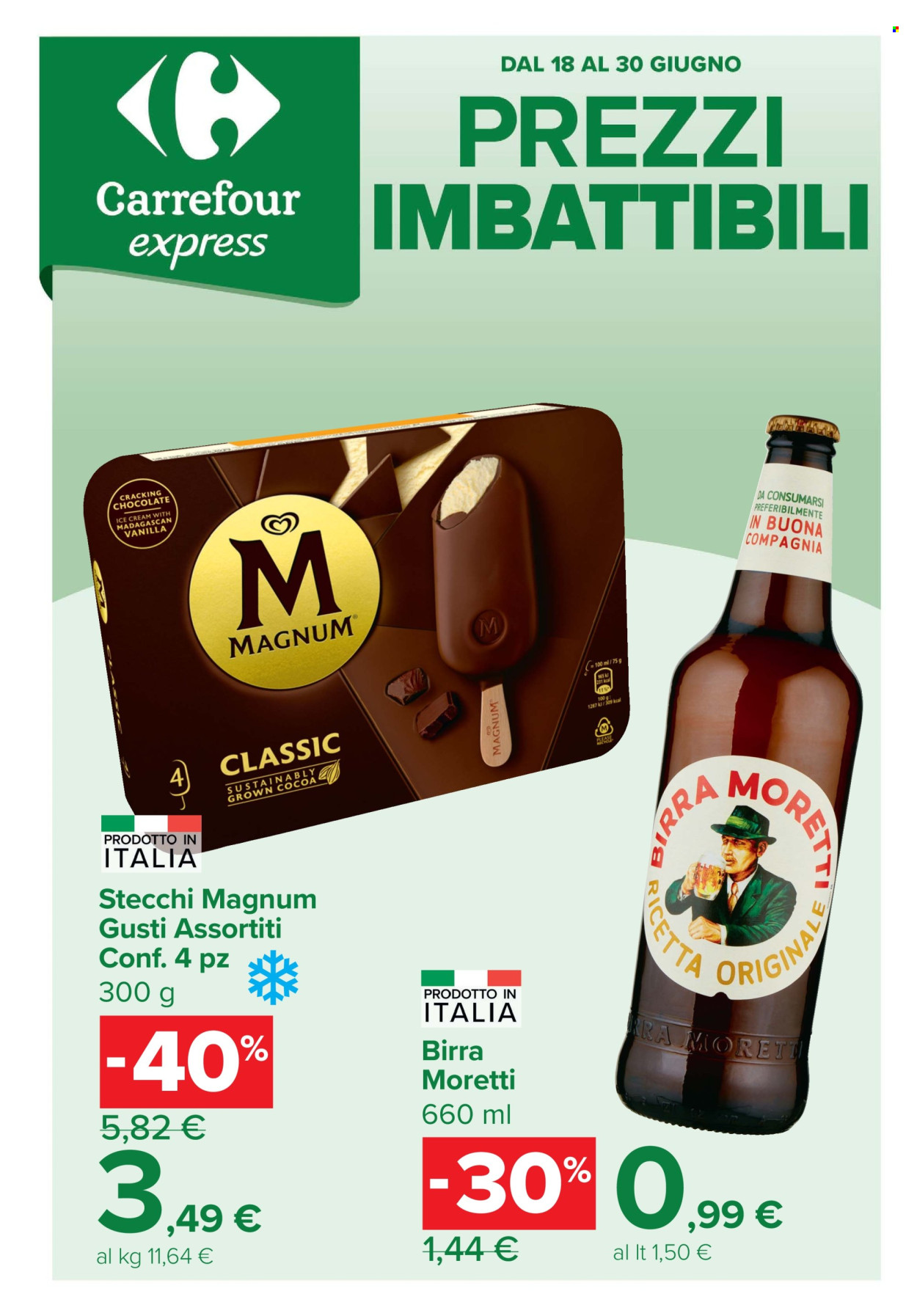 Volantino Carrefour - 18/6/2026 - 30/6/2026. Pagina 1