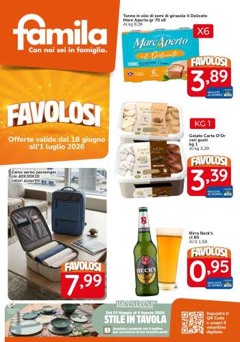 Volantino Famila - 18/6/2026 - 1/7/2026.