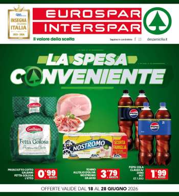 Volantino Eurospar - 18/6/2026 - 8/7/2026.