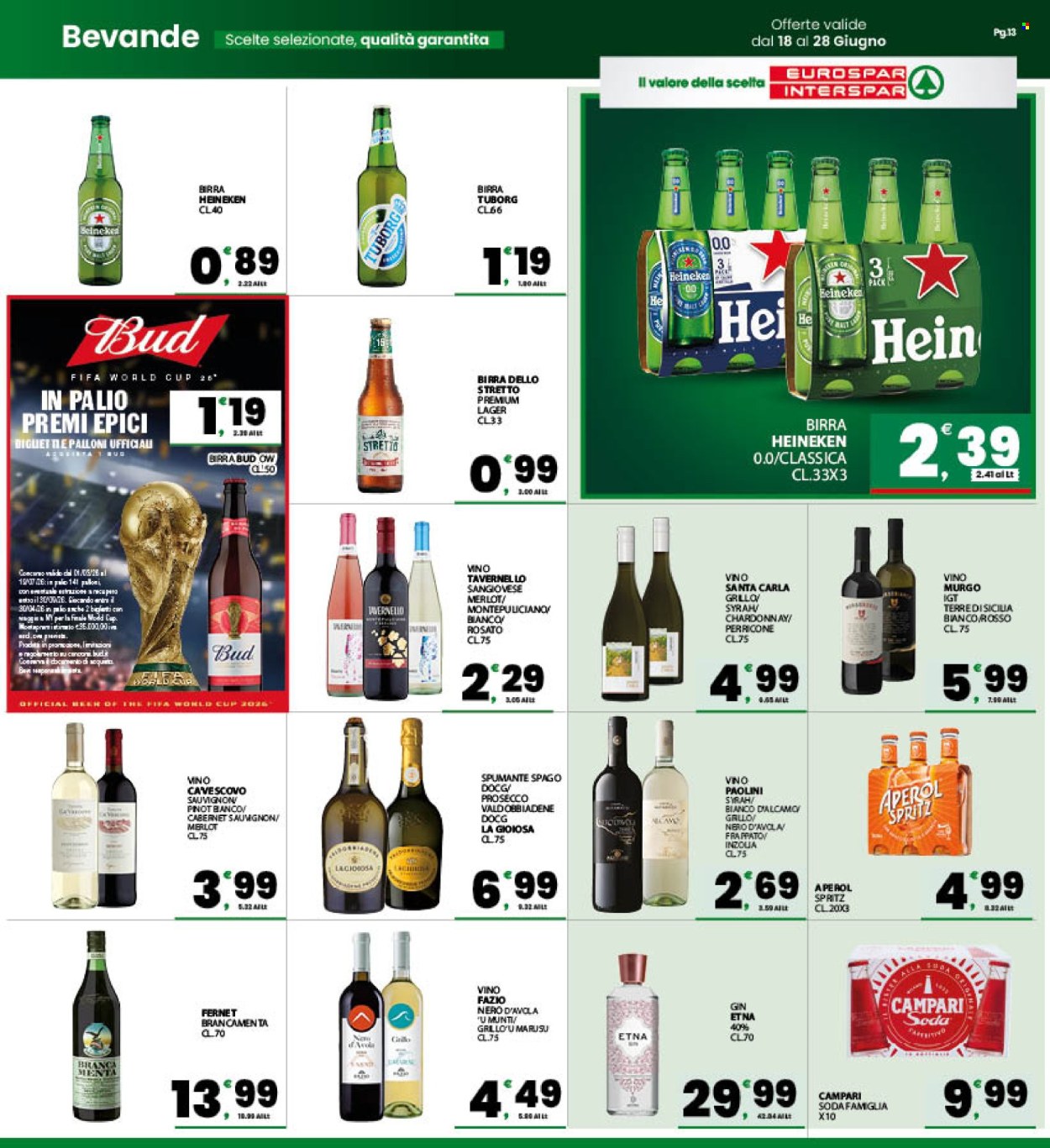 Volantino Eurospar - 18/6/2026 - 28/6/2026. Pagina 13