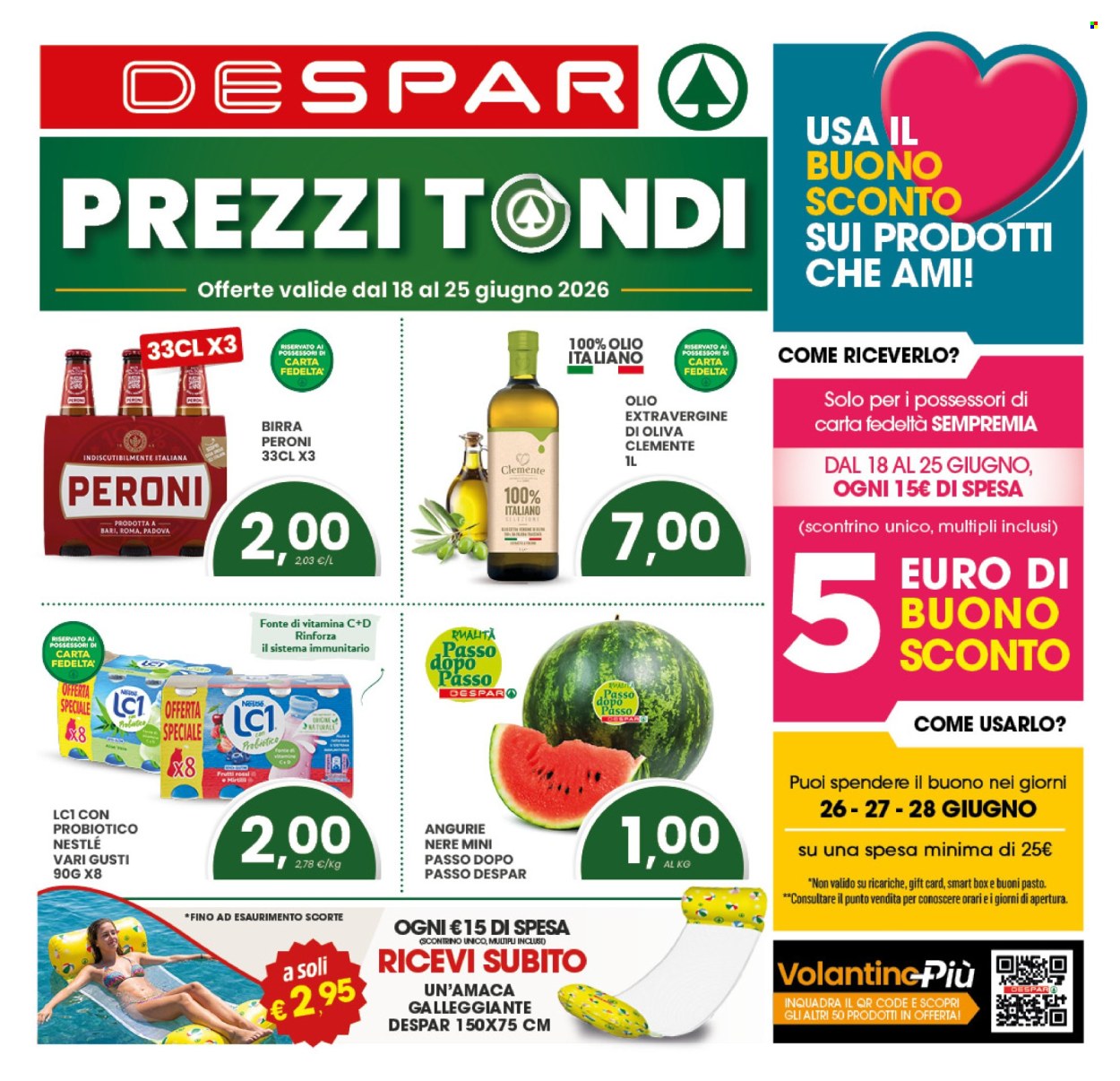 Volantino Despar - 18/6/2026 - 25/6/2026. Pagina 1