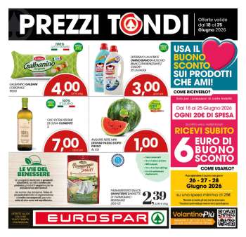 Volantino Eurospar - 18/6/2026 - 25/6/2026.