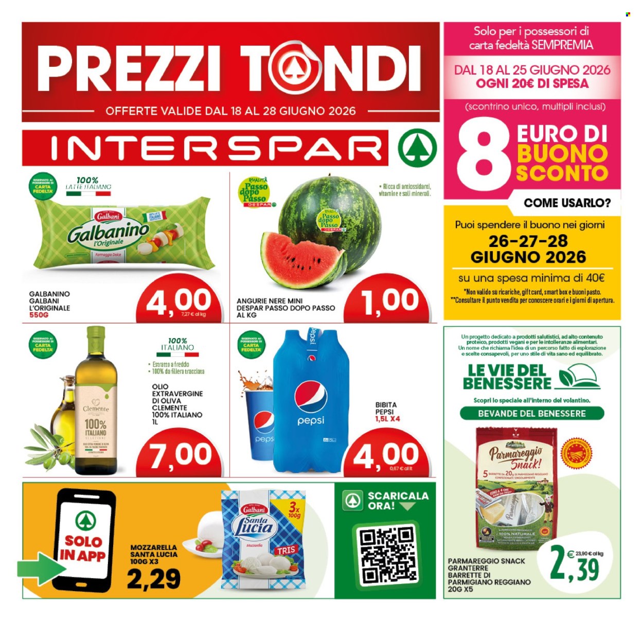 Volantino Interspar - 18/6/2026 - 28/6/2026. Pagina 1