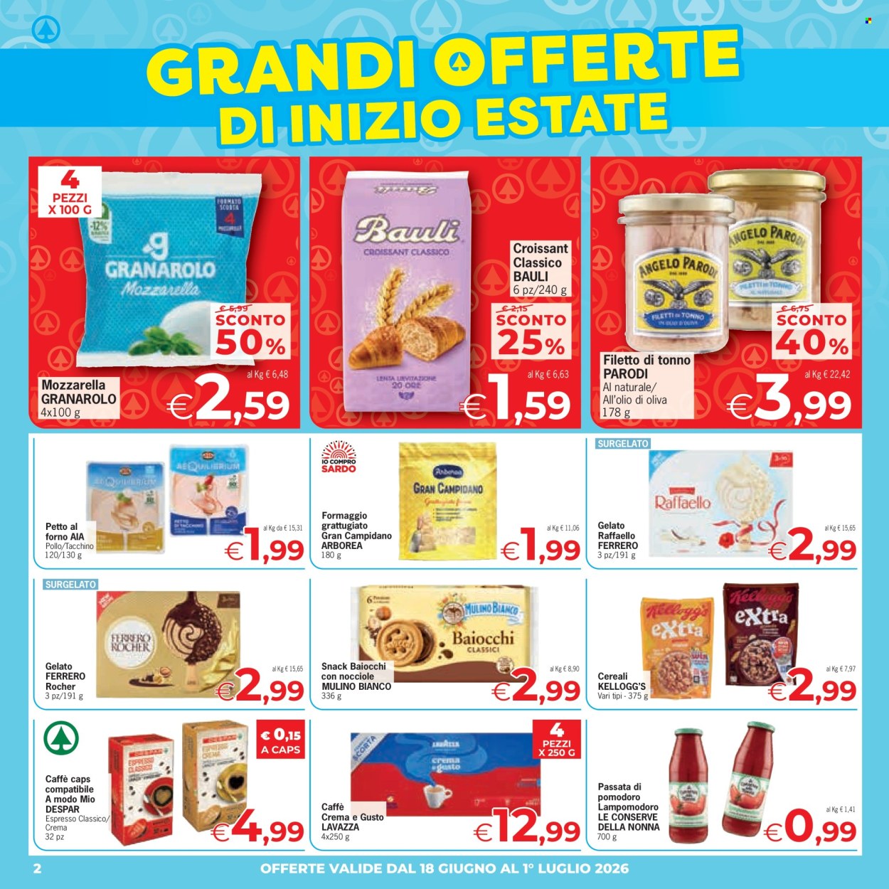 Volantino Eurospar - 18/6/2026 - 1/7/2026. Pagina 2