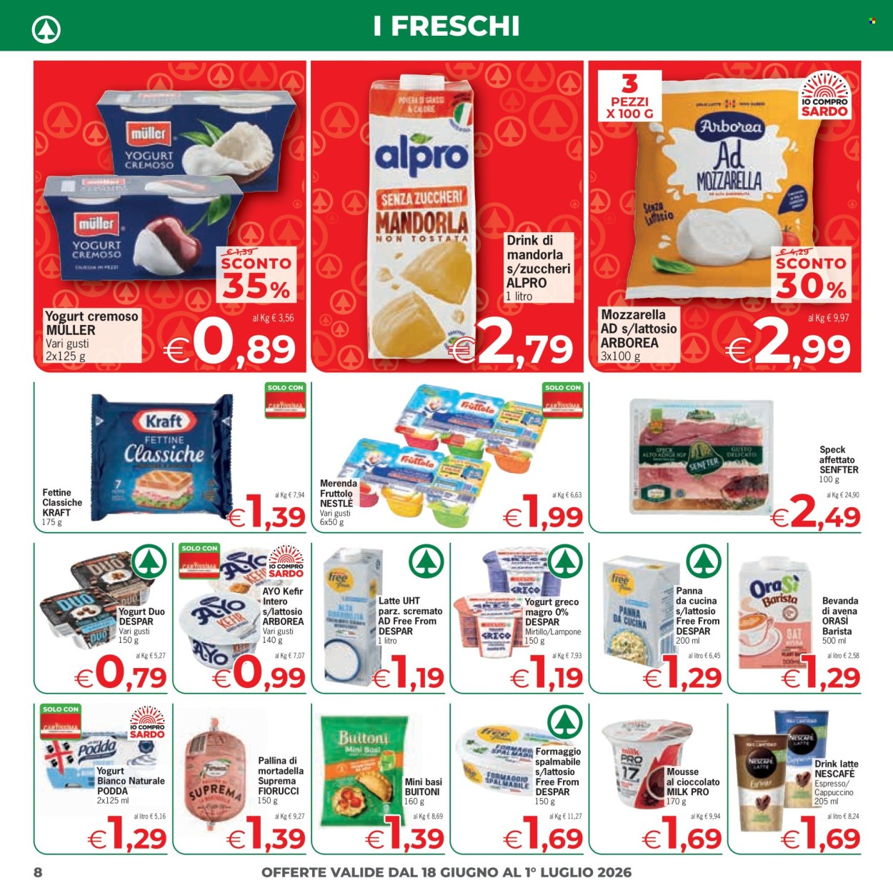 Volantino Eurospar - 18/6/2026 - 1/7/2026. Pagina 8