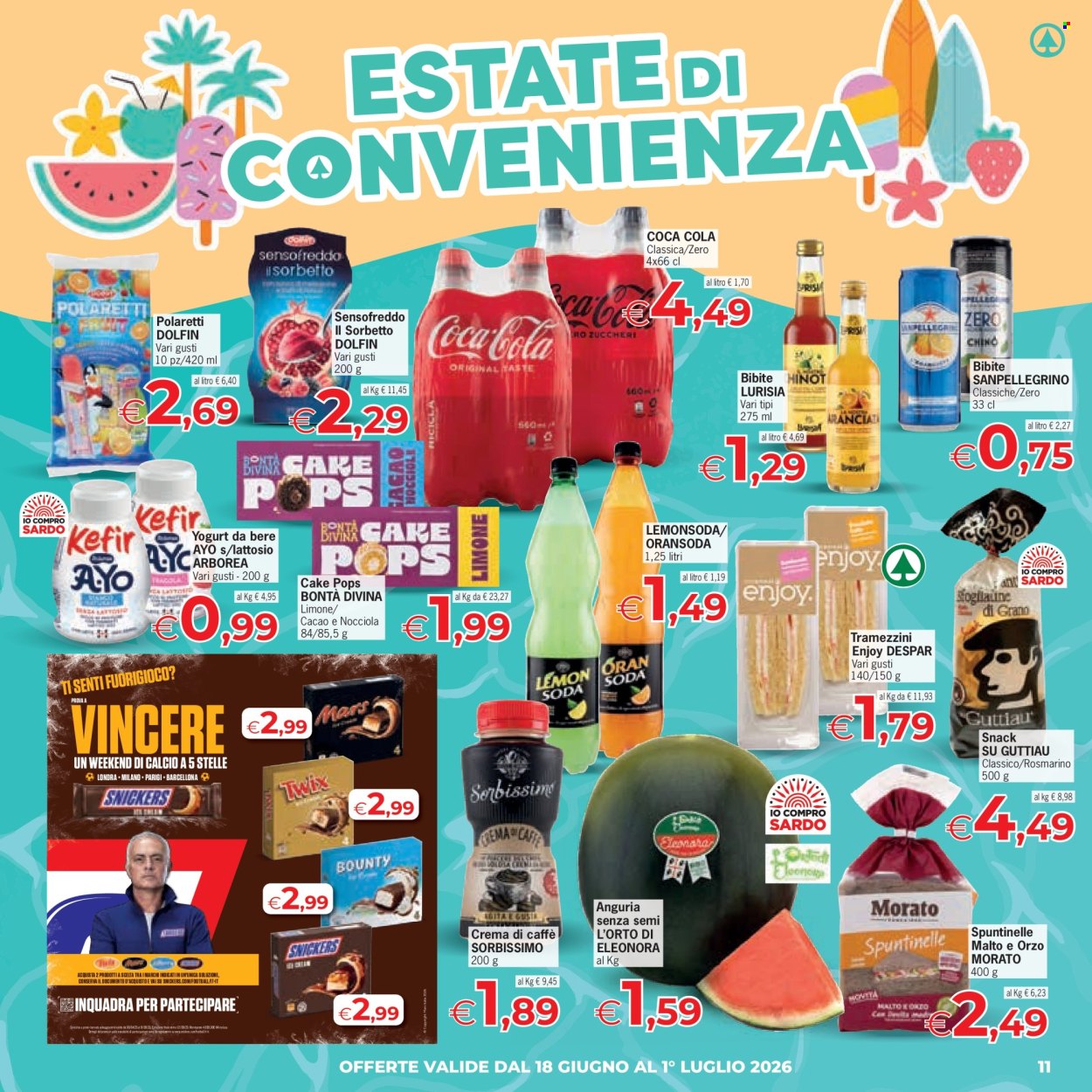 Volantino Eurospar - 18/6/2026 - 1/7/2026. Pagina 11