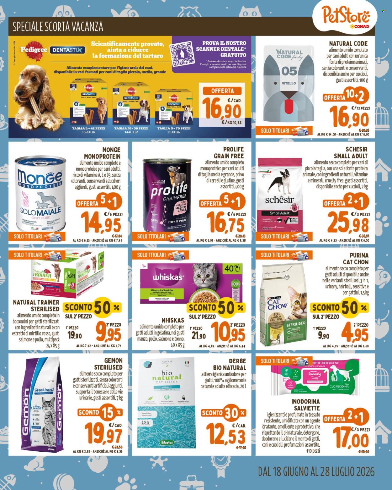Volantino Pet Store Conad - 18/6/2026 - 28/7/2026. Pagina 7
