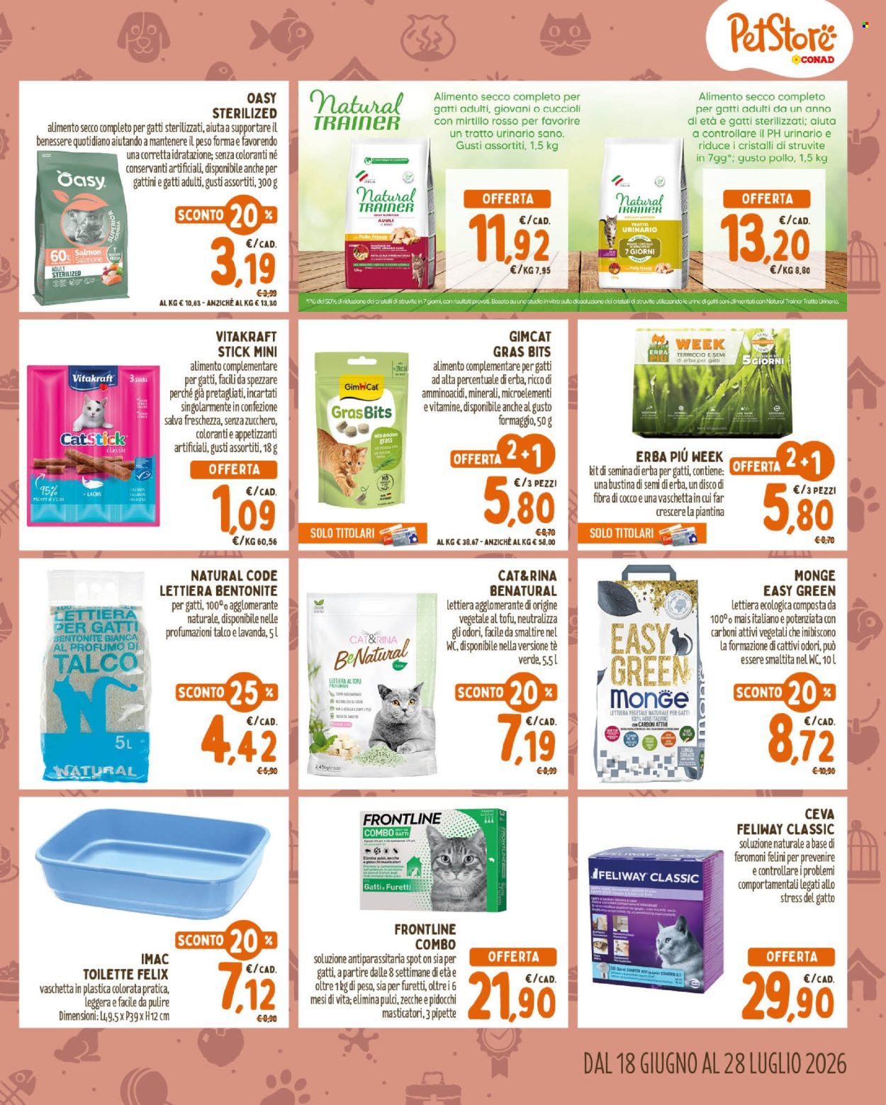 Volantino Pet Store Conad - 18/6/2026 - 28/7/2026. Pagina 5