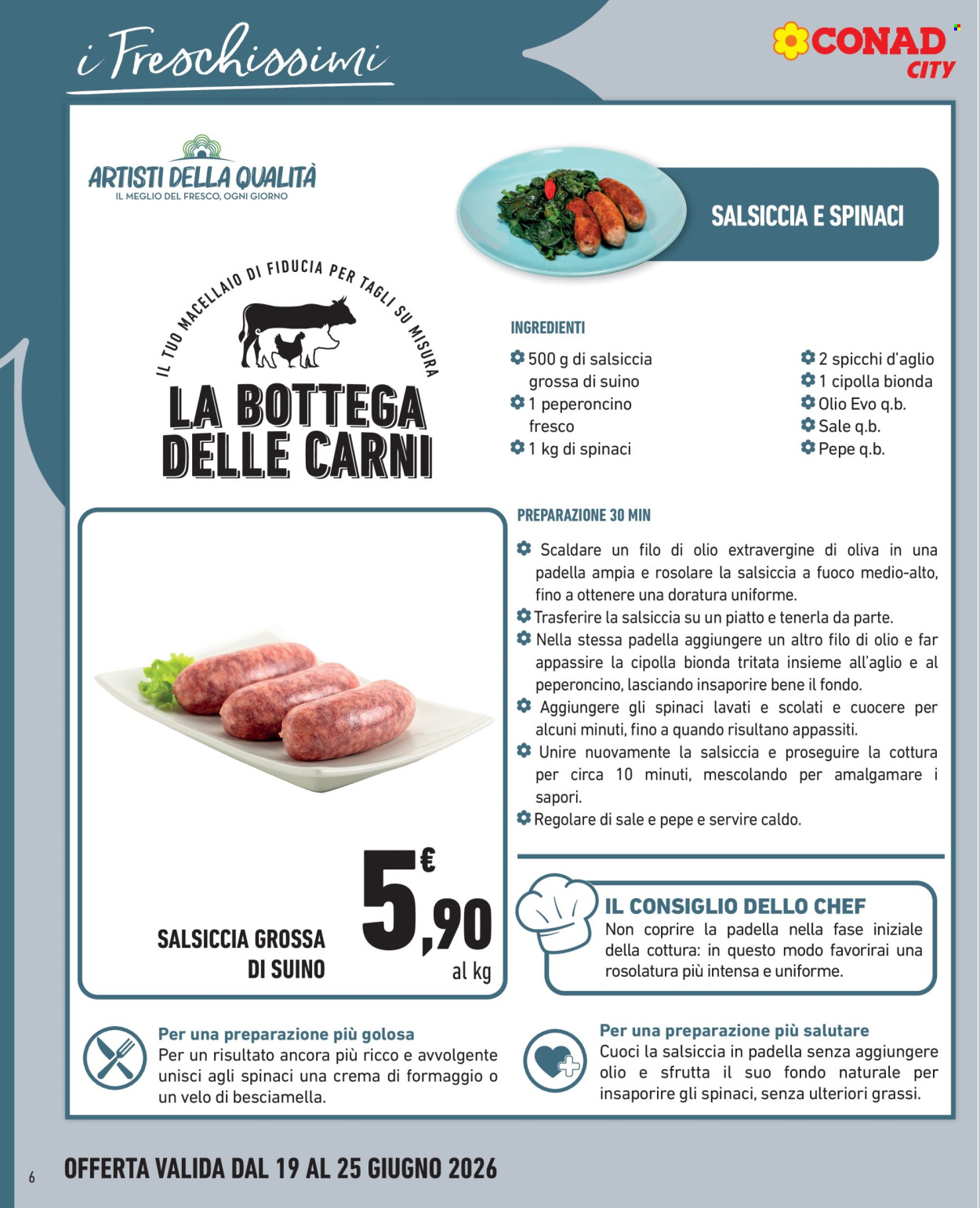 Volantino Conad City - 19/6/2026 - 25/6/2026. Pagina 6
