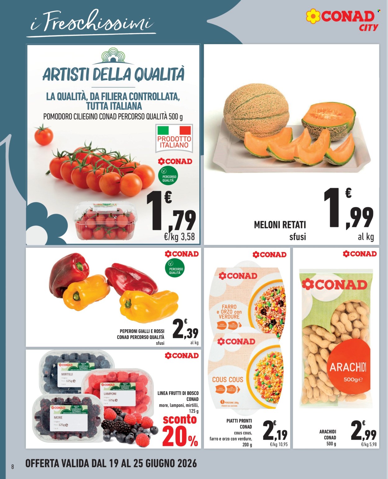 Volantino Conad City - 19/6/2026 - 25/6/2026. Pagina 8