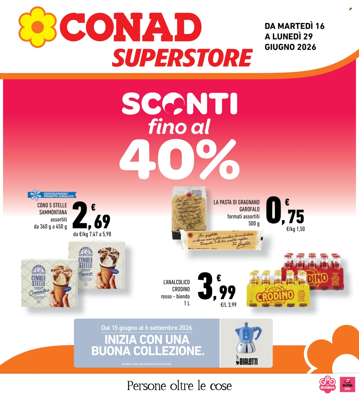 Volantino Conad Superstore - 16/6/2026 - 29/6/2026. Pagina 1