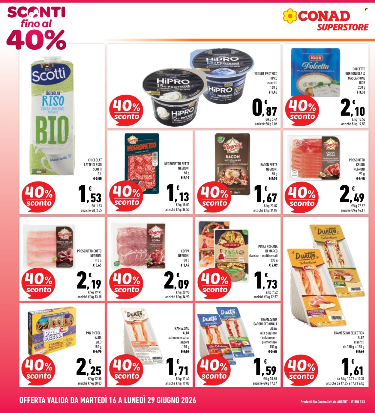 Volantino Conad Superstore - 16/6/2026 - 29/6/2026. Pagina 2