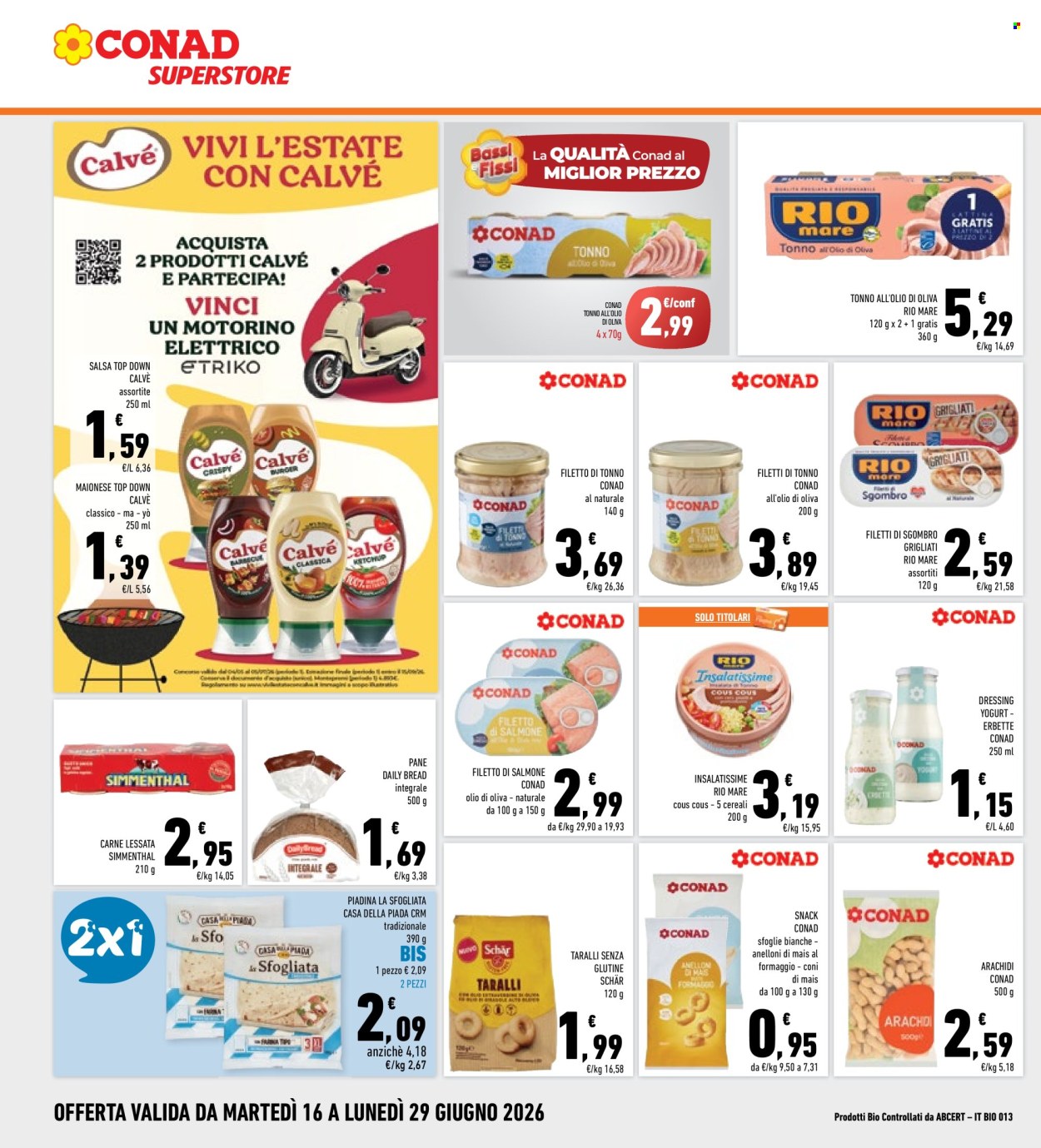 Volantino Conad Superstore - 16/6/2026 - 29/6/2026. Pagina 16