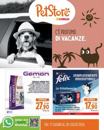 Volantino Pet Store Conad - 17/6/2026 - 28/7/2026.