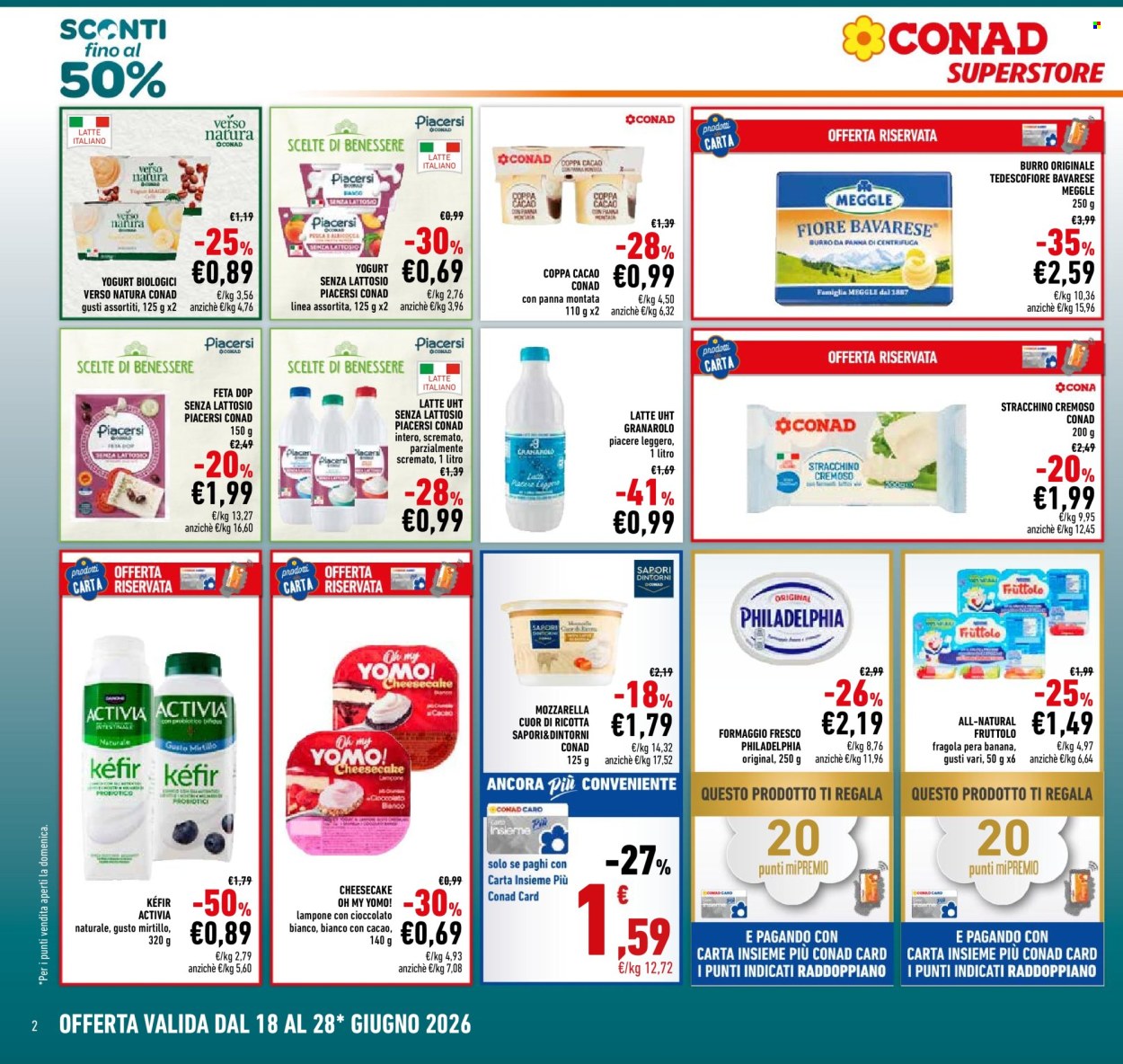 Volantino Conad Superstore - 18/6/2026 - 28/6/2026. Pagina 2