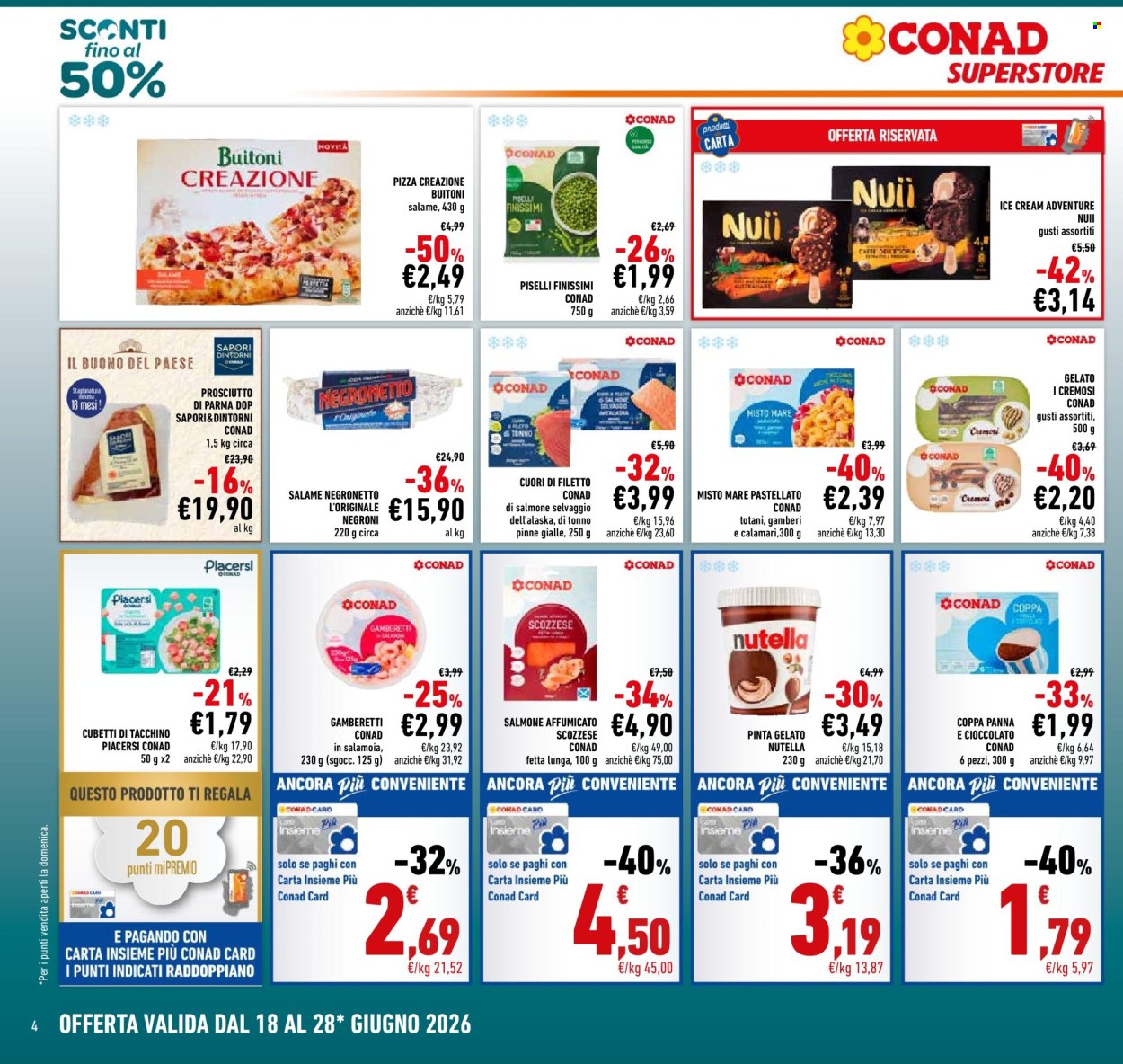 Volantino Conad Superstore - 18/6/2026 - 28/6/2026. Pagina 4