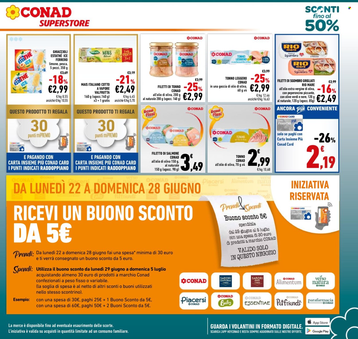 Volantino Conad Superstore - 18/6/2026 - 28/6/2026. Pagina 5