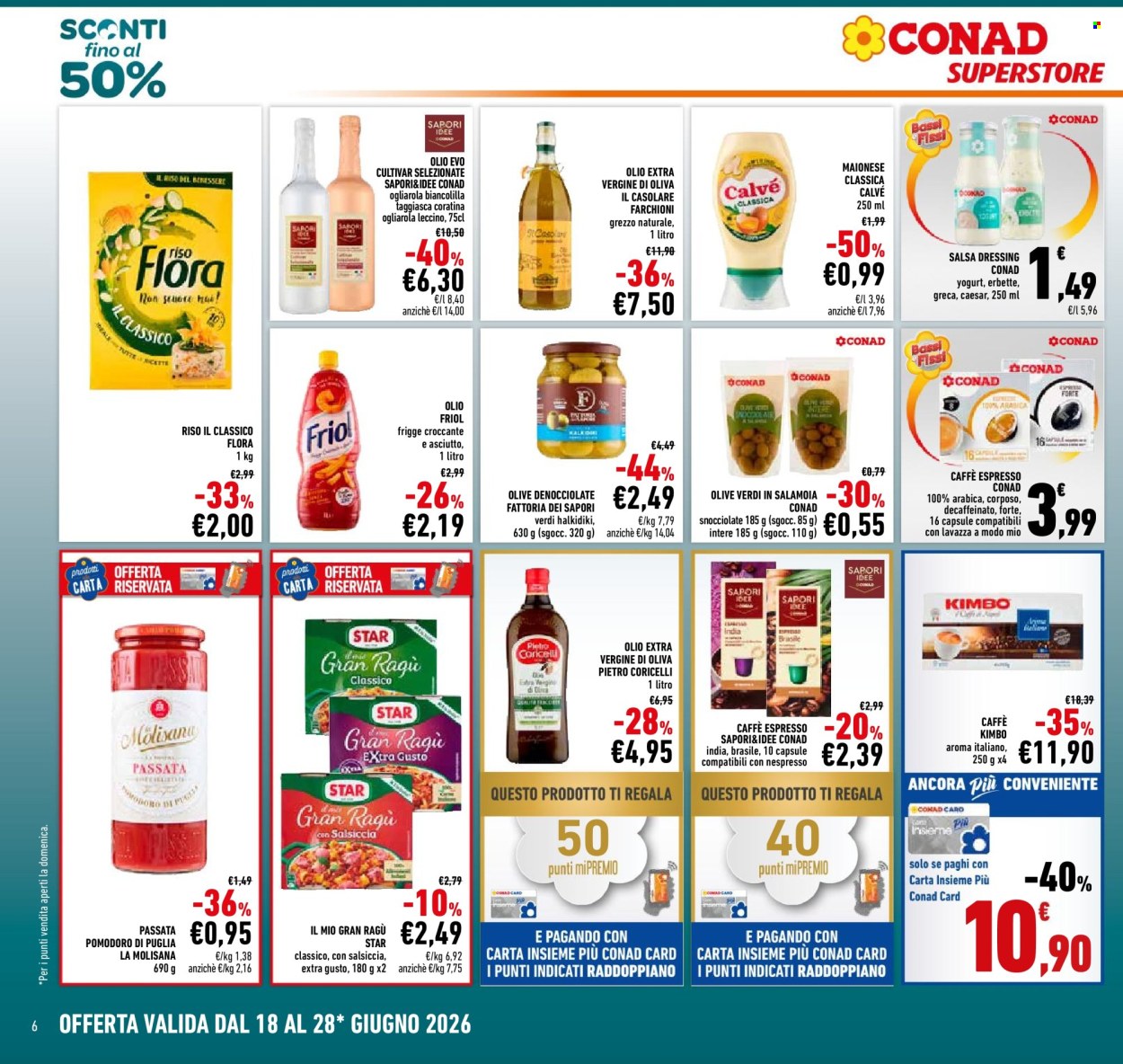 Volantino Conad Superstore - 18/6/2026 - 28/6/2026. Pagina 6