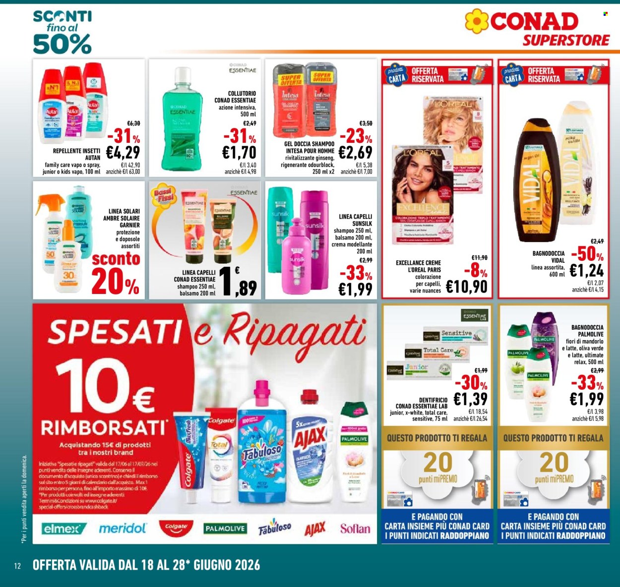 Volantino Conad Superstore - 18/6/2026 - 28/6/2026. Pagina 12