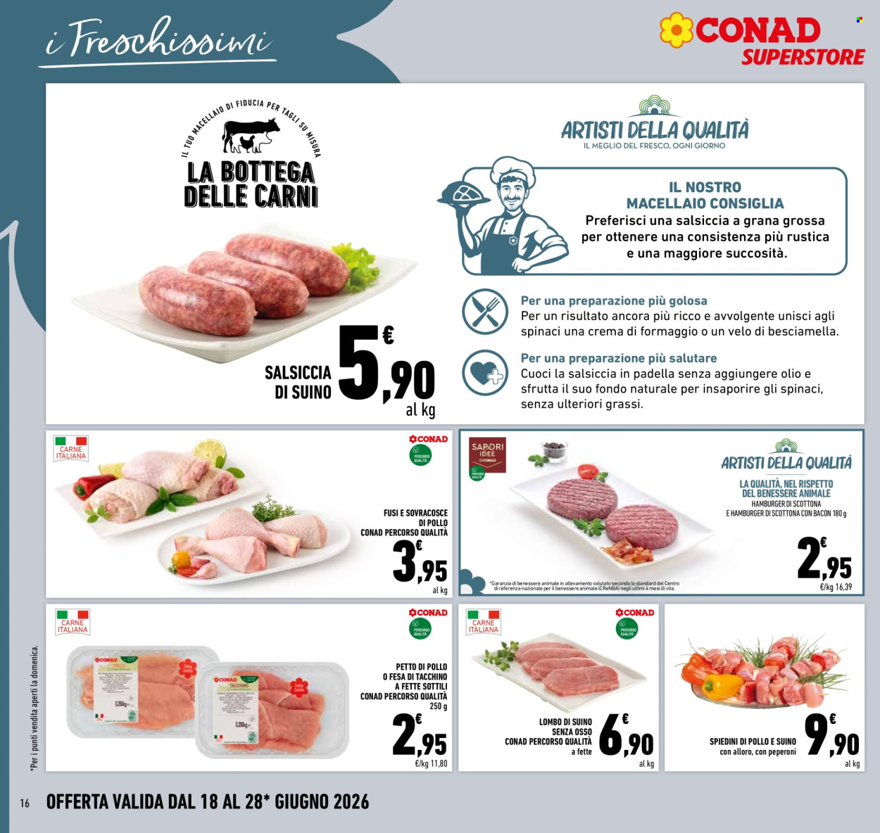 Volantino Conad Superstore - 18/6/2026 - 28/6/2026. Pagina 16