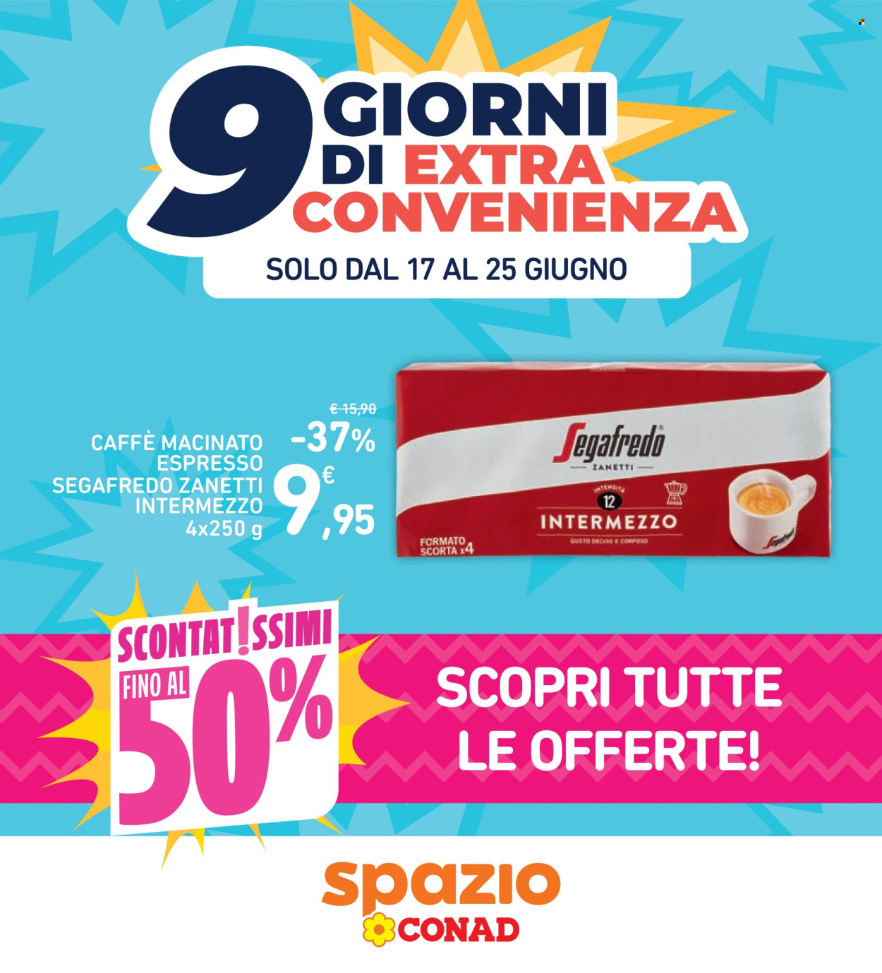 Volantino Spazio Conad - 17/6/2026 - 25/6/2026. Pagina 1