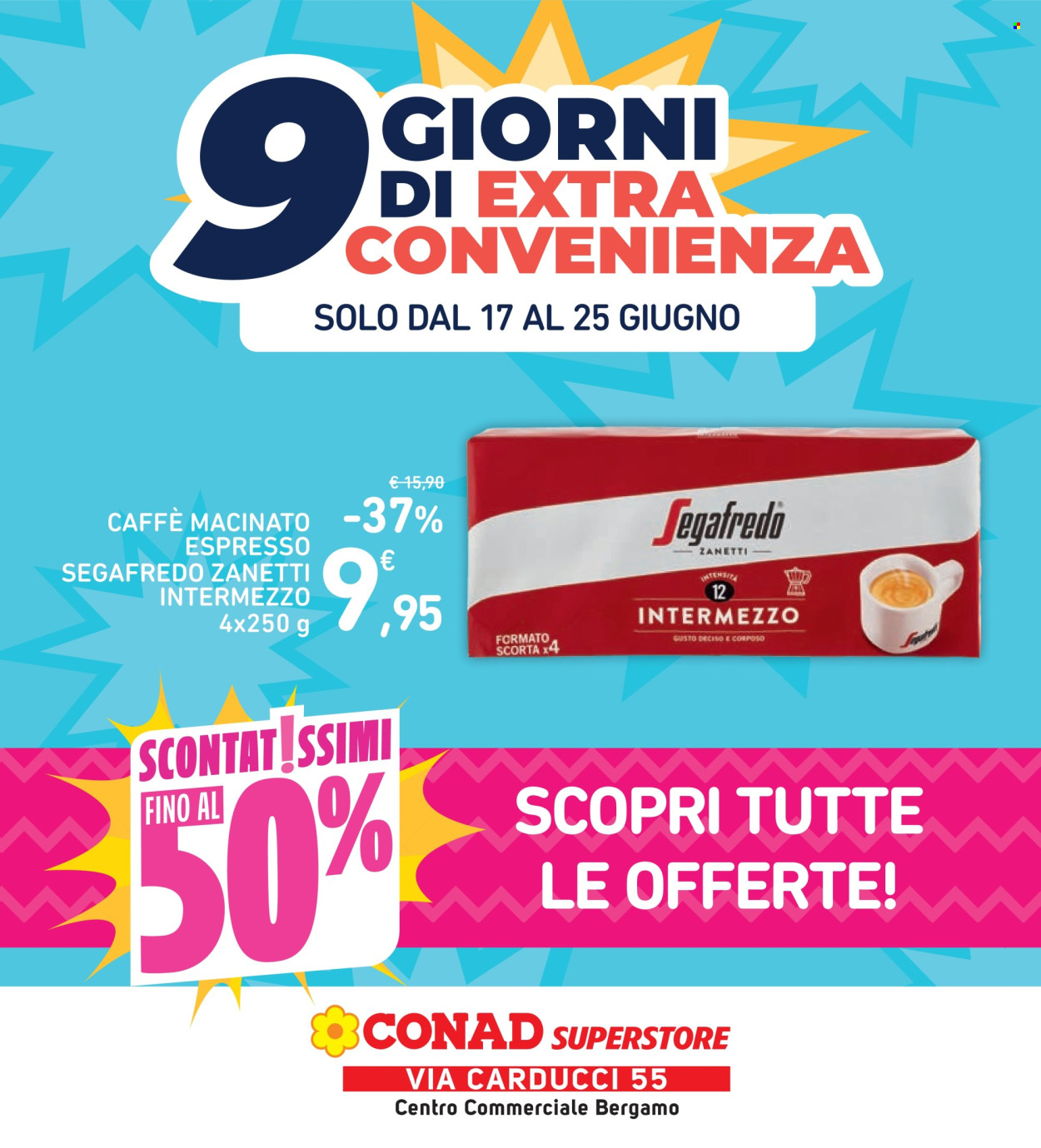 Volantino Conad Superstore - 17/6/2026 - 25/6/2026. Pagina 1