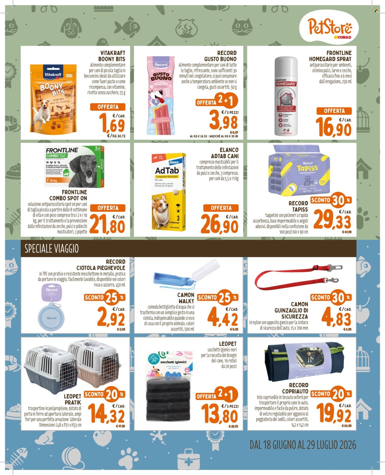 Volantino Pet Store Conad - 18/6/2026 - 29/7/2026. Pagina 3