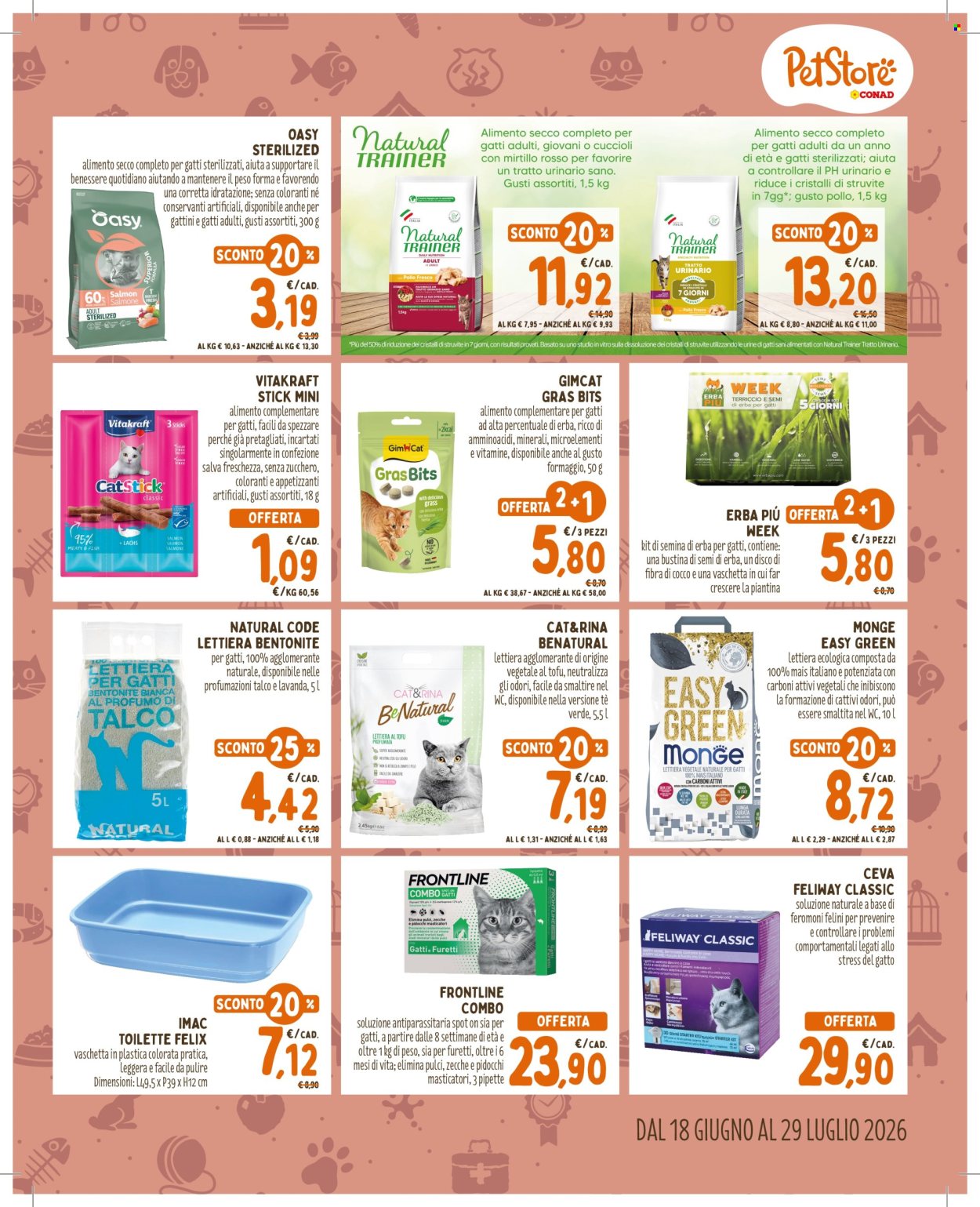 Volantino Pet Store Conad - 18/6/2026 - 29/7/2026. Pagina 5