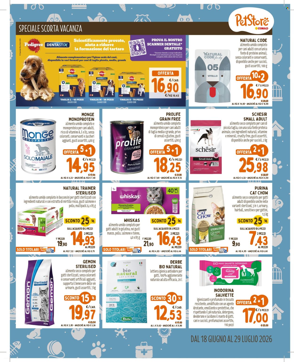 Volantino Pet Store Conad - 18/6/2026 - 29/7/2026. Pagina 7