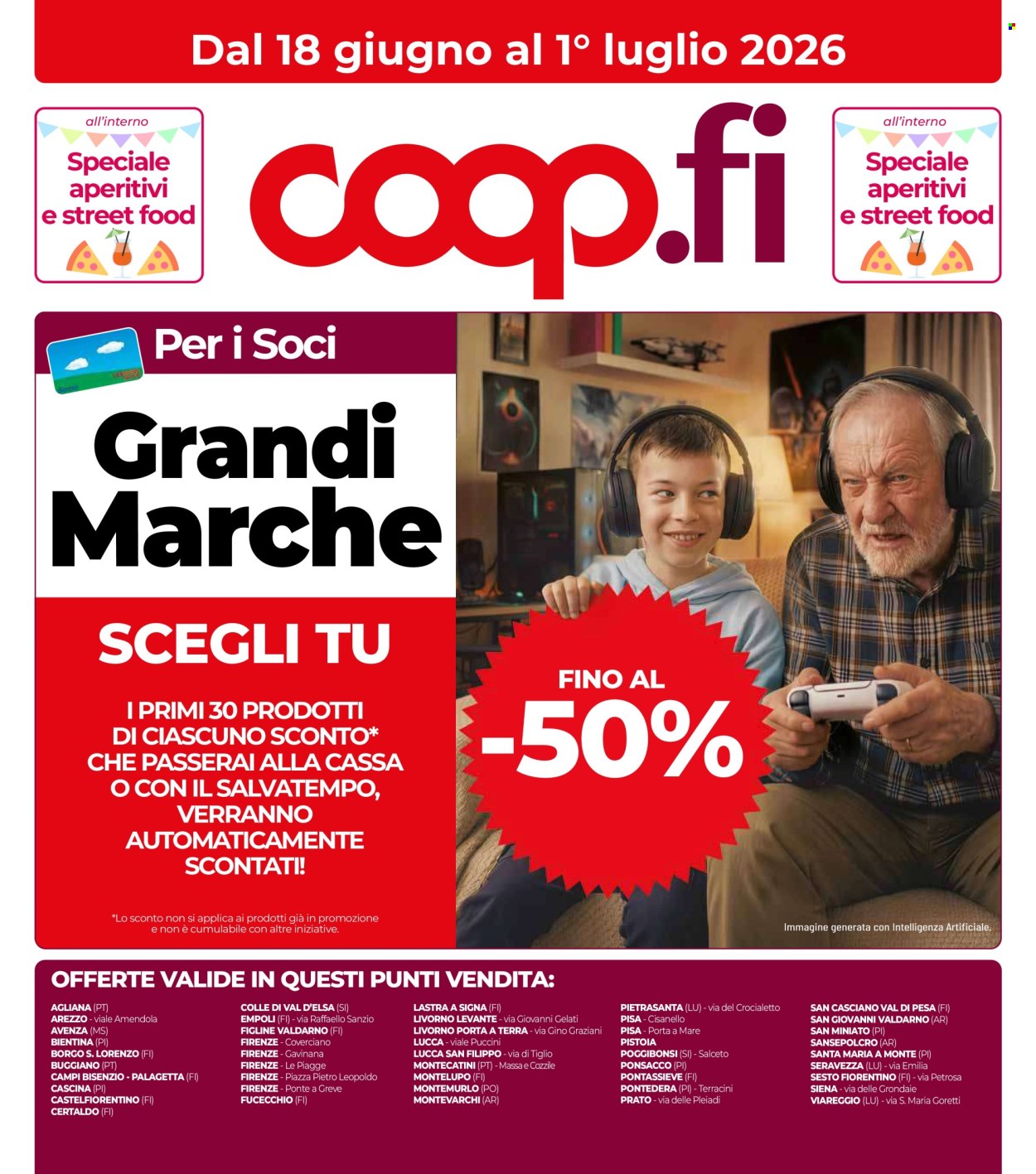 Volantino Coop - 18/6/2026 - 1/7/2026. Pagina 1