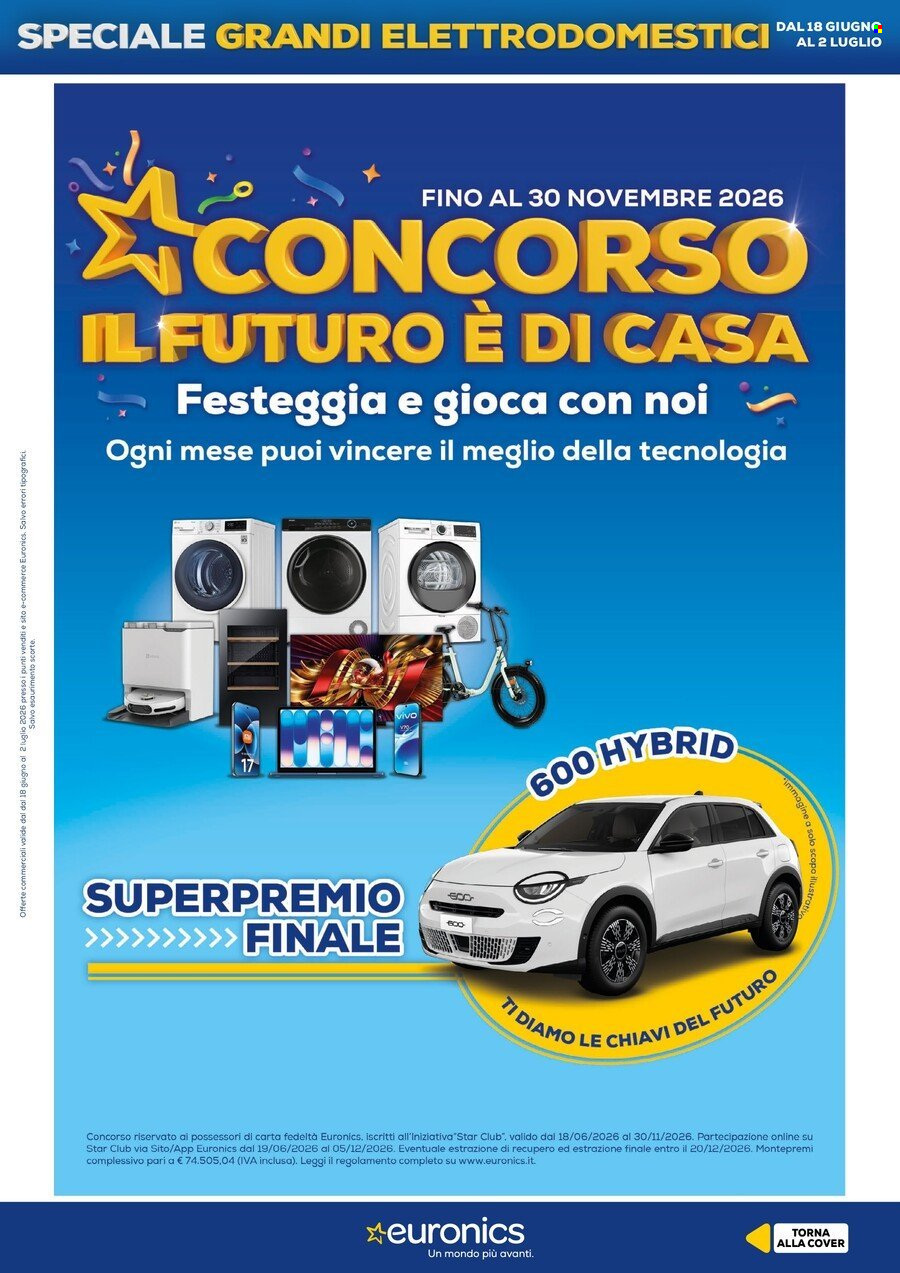 Volantino Euronics - 18/6/2026 - 2/7/2026. Pagina 2