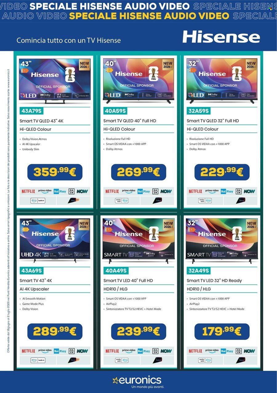 Volantino Euronics - 18/6/2026 - 2/7/2026. Pagina 4