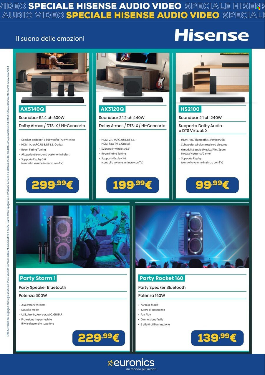 Volantino Euronics - 18/6/2026 - 2/7/2026. Pagina 6