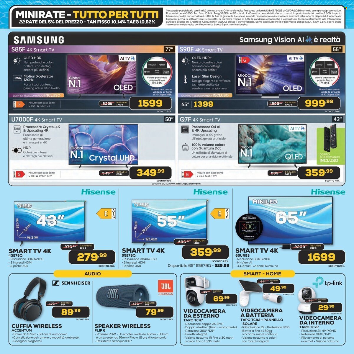 Volantino Euronics - 18/6/2026 - 2/7/2026. Pagina 9