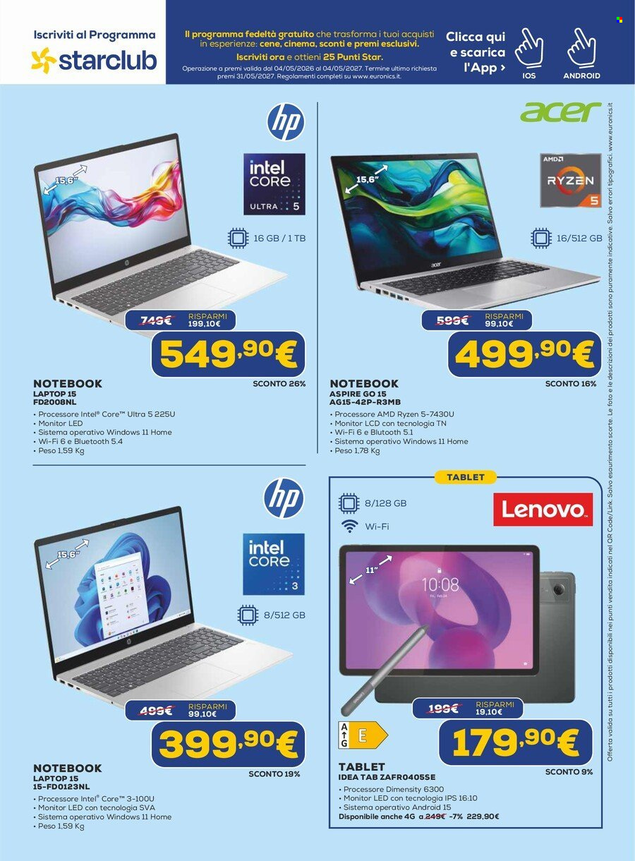 Volantino Euronics - 18/6/2026 - 2/7/2026. Pagina 9