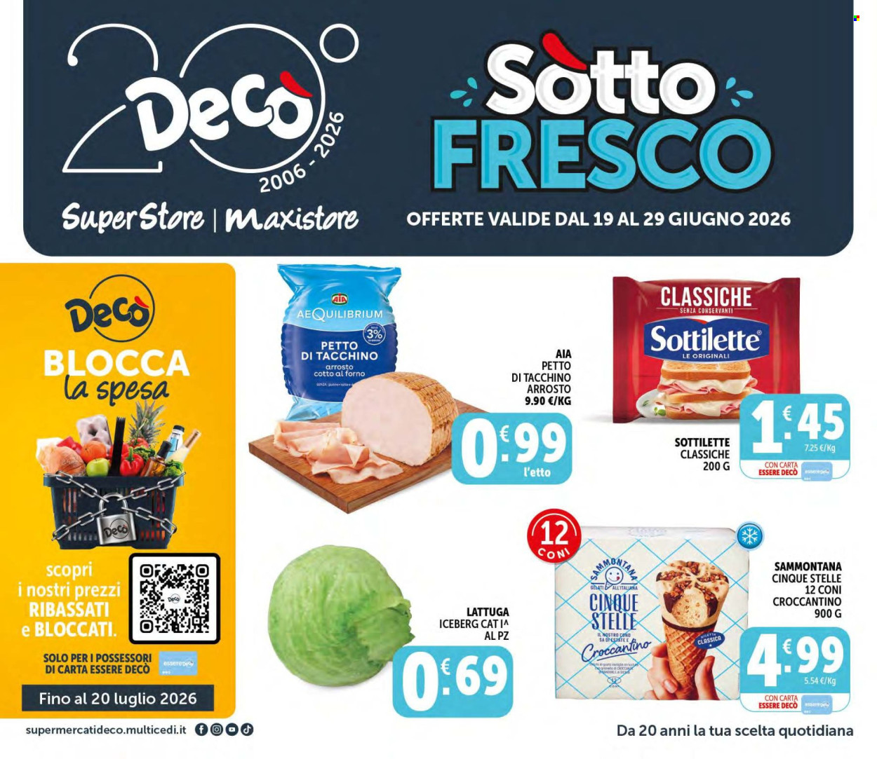 Volantino Deco - 19/6/2026 - 29/6/2026. Pagina 1